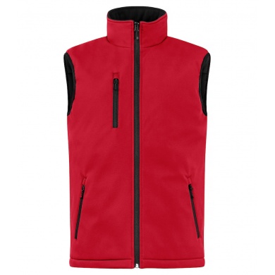 Clique Softshell Vest Padded Vest (cleanly cut, padded softshell vest) red Men